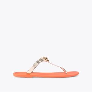 Kurt Geiger -Maddison T-Bar Bronze Summar Sandals